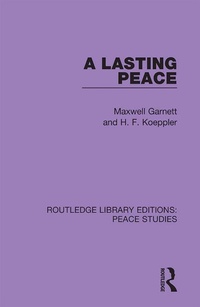 Enlarge image Cover: A Lasting Peace - Routledge