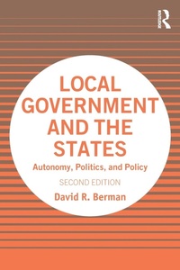 Bild: Local Government and the States - Routledge