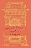 Cover: Architectural Building Construction: Volume 1 - Cambridge University Press