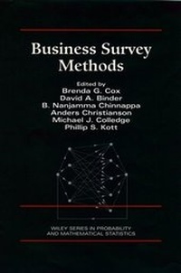 Enlarge image Cover: Business Survey Methods - Wiley