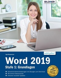 Abbildung von: Word 2019 - Stufe 1: Grundlagen - Bildner Verlag