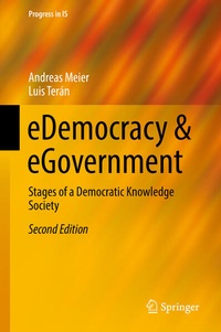 Enlarge image Cover: eDemocracy & eGovernment - Springer