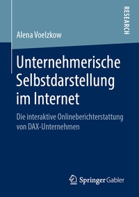 Abbildung von: Unternehmerische Selbstdarstellung im Internet - Springer Gabler
