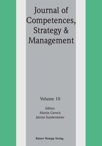 Abbildung von: Journal of Competences, Strategy &Management - Edition Rainer Hampp