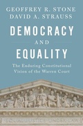Cover: Democracy and Equality - Oxford University Press Inc