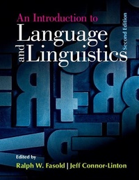 Enlarge image Cover: An Introduction to Language and Linguistics - Cambridge University Press