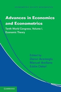 Enlarge image Cover: Advances in Economics and Econometrics - Cambridge University Press