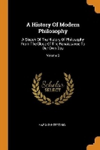 Enlarge image Cover: A History of Modern Philosophy - Franklin Classics Trade Press