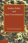 Cover: Bodies Politic and their Governments - Cambridge University Press
