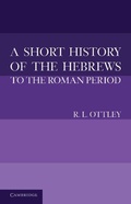 Cover: A Short History of the Hebrews to the Roman Period - Cambridge University Press
