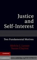 Cover: Justice and Self-Interest - Cambridge University Press