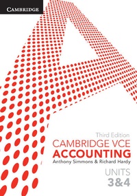 Abbildung von: Cambridge VCE Accounting Units 3&4 - Cambridge University Press