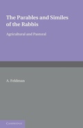 Cover: The Parables and Similes of the Rabbis - Cambridge University Press