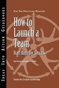 Cover: How to Launch a Team - Pfeiffer