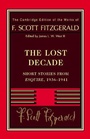Cover: Fitzgerald: The Lost Decade - Cambridge University Press