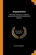 Cover: Aequanimitas - Franklin Classics Trade Press