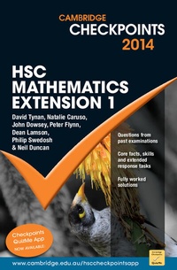Enlarge image Cover: Cambridge Checkpoints HSC Mathematics Extension 1 - Cambridge University Press
