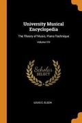 Cover: University Musical Encyclopedia - Franklin Classics Trade Press