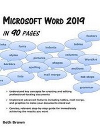 Enlarge image Cover: Microsoft Word 2019 In 90 Pages - Belleyre Books