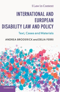 Abbildung von: International and European Disability Law and Policy - Cambridge University Press