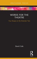 Cover: Words for the Theatre - Routledge