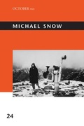 Cover: Michael Snow - MIT Press