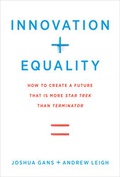 Cover: Innovation + Equality - MIT Press