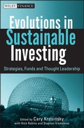 Cover: Evolutions in Sustainable Investing - Wiley