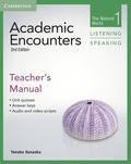 Cover: Academic Encounters Level 1 Teacher's Manual Listening and Speaking - Cambridge University Press