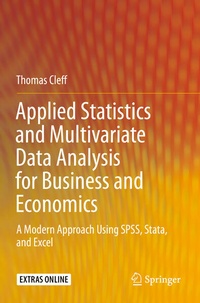 Enlarge image Cover: Applied Statistics and Multivariate Data Analysis for Business and Economics - Springer