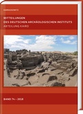 Cover: Mitteilungen des Deutschen Arch&auml;ologischen Instituts, Abteilung Kairo 74 (2018) - Harrassowitz Verlag
