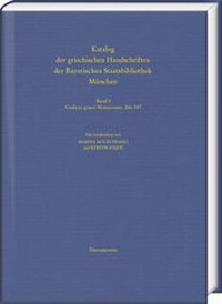 Abbildung von: Katalog der griechischen Handschriften der Bayerischen Staatsbibliothek München - Harrassowitz Verlag