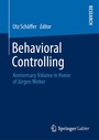 Cover: Behavioral Controlling - Springer Gabler