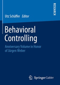 Enlarge image Cover: Behavioral Controlling - Springer Gabler
