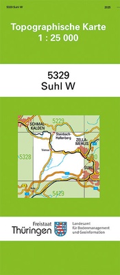 Abbildung von: Suhl West - Thüringer Landesamt für Bodenmanagement und Geoinformation