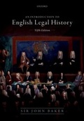 Cover: Introduction to English Legal History - OUP eBook