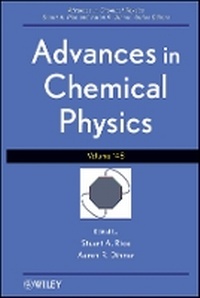Enlarge image Cover: Advances in Chemical Physics, Volume 148 - Wiley