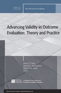 Cover: Advancing Validity in Outcome Evaluation - Jossey-Bass