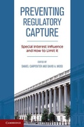 Cover: Preventing Regulatory Capture - Cambridge University Press