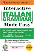 Cover: Interactive Italian Grammar Made Easy (Book + 1CD-ROM) - McGraw-Hill Professional