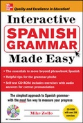 Cover: Interactive Spanish Grammar Made Easy (Book +1CD-ROM) - McGraw-Hill Professional