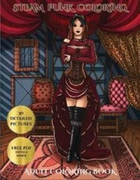 Enlarge image Cover: Adult Coloring Book (Steam Punk) - Coloring Pages