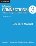 Cover: Making Connections Level 3 Teacher's Manual - Cambridge University Press