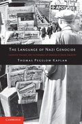Cover: The Language of Nazi Genocide - Cambridge University Press