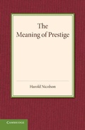 Cover: The Meaning of Prestige - Cambridge University Press