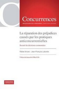 Abbildung von: La reparation des prejudices causes par les pratiques anticoncurrentielles - Institute of Competition Law