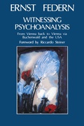 Cover: Witnessing Psychoanalysis - Routledge