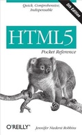 Cover: HTML5 Pocket Reference - O'Reilly