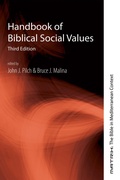 Cover: Handbook of Biblical Social Values, Third Edition - Wipf and Stock Publishers