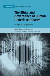 Enlarge image Cover: The Ethics and Governance of Human Genetic Databases - Cambridge University Press